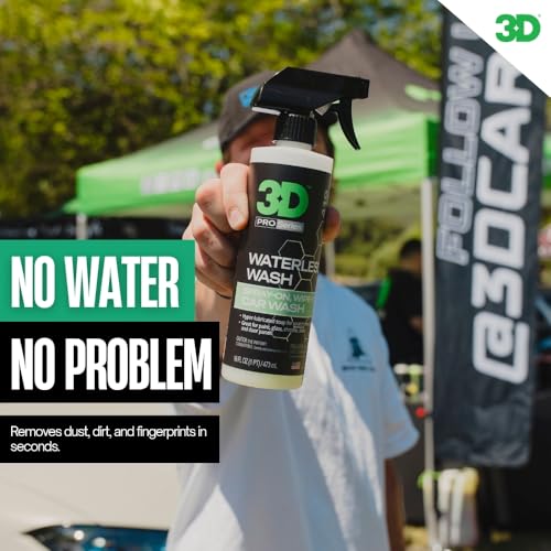 3D Waterless Car Wash - Easy Spray Waterless Detailing Spray - No Soap or Water Needed - Great on Cars, RVs, Motorcycles & Boats 1 Gallon - size: 128 Fl Oz (Pack of 1)