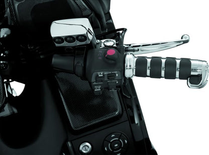 Kuryakyn 6183 Premium ISO Handlebar Grips for Throttle and Clutch: 2006-19 Honda Gold Wing GL1800 & F6B Motorcycles with Heated Grips, Chrome, 1 Pair - color: Chrome