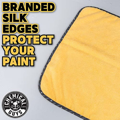 Chemical Guys Professional Grade Premium Microfiber Towels for Cars, Gold, 24" x 16", Ultra-Soft and Scratch-Free Car Detailing Cloths for Trucks, Motorcycles, and More - 6 Pack - size: 24"x16", style: 6 pack