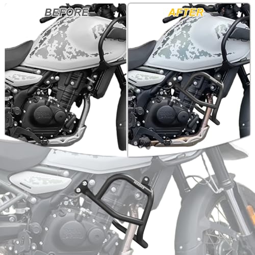 Engine Guards Bumper Crash Bar Fit for Royal Enfield Himalayan 450 2024-2025, Motorcycle Crash Cages Engine Protector