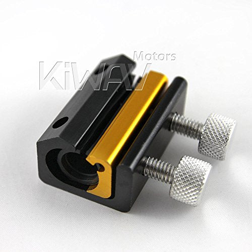KiWAV Cable Lubricator Lubricant Luber Lube Oiler Tool Twin Clamp for Motorcycle ATV Dirt-Bike Scooter Bike Snow-Blower Toro-Zero-Turn Snow-Mobile Lawn-Mower Lawn-Tractor Four-Wheeler