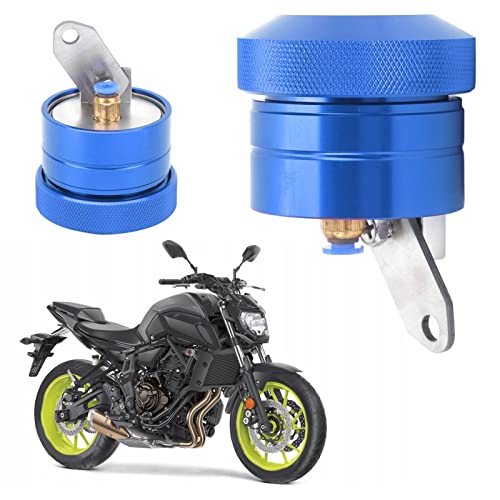 Dioche Universal Motorcycle Chain Oiler Lubricator System for, Easy Install for Smooth Ride (Blue)