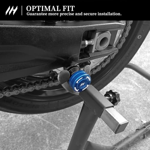 Motorcycle Swingarm Spools Slider -M6 For Tenere 700 (T7) (XTZ700) 2019-2025 CNC Aluminum Paddock Stand Bobbins Protects Rear Swingarm tenere 700 (t7) Accessories (Blue) - color: Blue