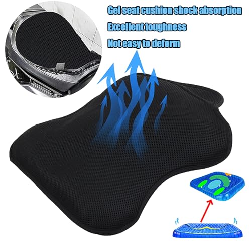 for VStrom 650 DL650 650XT Motorcycle Breathable Pressure Relief Gel seat Cushion Cover Gel Seat Cushion Shock Absorptio v-Strom 650 dl650 650xt Motorcycle Accessories