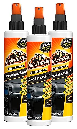 Armor All Interior Car Cleaner Spray Bottle, Protectant Cleaning For Cars, Truck, Motorcycle, Pump Sprayer, 10 Fl Oz, 3 Packs