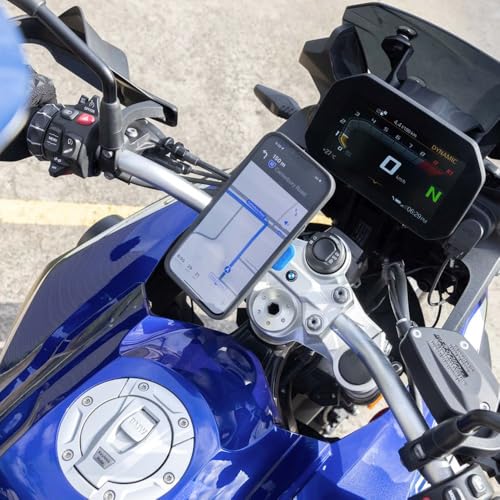 Quad Lock 1" Ball Adaptor for Motorcycle Phone Mount with Vibration Dampener and MAG Phone Case for Galaxy S25 Edge - size: Galaxy S25 Edge