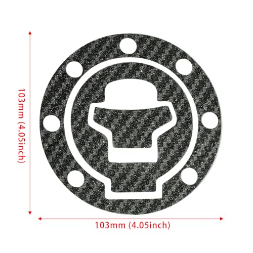 Motorcycle Carbon Tank Pad Protector Sticker Fuel Gas Oil Cap Decal, Anti-Scratch Oil Gas Tank Pad (GSXR 600/750/1000 1300 SV650/S TL1000S/R) - color: Gsxr 600/750/1000 1300 Sv650/S Tl1000s/R