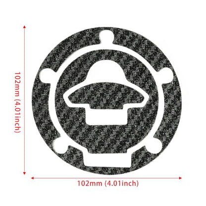 Motorcycle Carbon Tank Pad Protector Sticker Fuel Gas Oil Cap Decal, Anti-Scratch Oil Gas Tank Pad (S4R/S2R/M620/695/748/DS1000/1090/1198) - color: S4r/S2r/M620/695/748/Ds1000/1090/1198