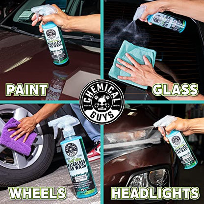 Chemical Guys CWS20916 Swift Wipe Sprayable Waterless Car Wash, Easily Clean - Just Spray & Wipe, Safe for Cars, Trucks, Motorcycles, RVs & More, 16 fl oz (Pack of 2) - size: 16 Fl Oz (Pack of 2), style: 16 oz (Pack of 1)