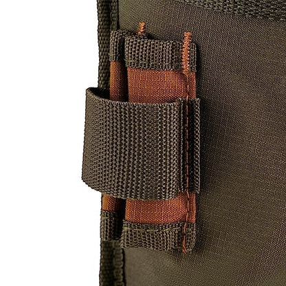 Bucket Boss Fastener Tool Pouch with FlapFit in Brown, 54160, Green - size: (Pack of 6)