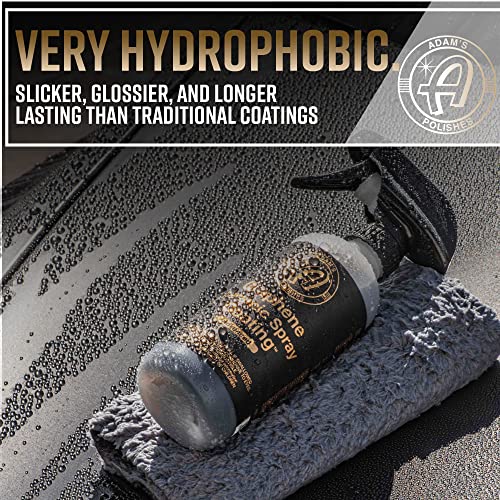 Adam's Polishes Advanced Graphene Ceramic Spray Coating - 18+ Months Sprayable Graphene Oxide Ceramic Coating for Cars, Boats, RV's & Motorcycle | Adds Extreme Gloss, Depth, Shine & Protection - style: Advanced 12oz