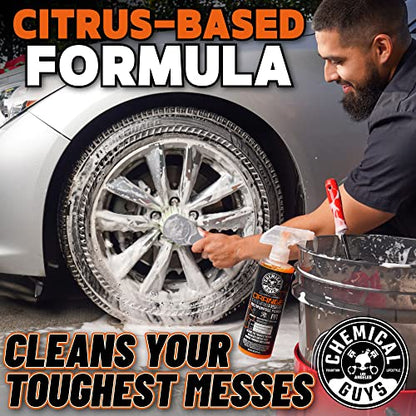 Chemical Guys Signature Series Orange Degreaser Spray - Heavy Duty All Purpose Cleaner for Engines, Tires, Undercarriages, Tools and More, Professional Strength, Breaks Down Grease, Oil & Grime,128 oz - size: 128 Fl Oz