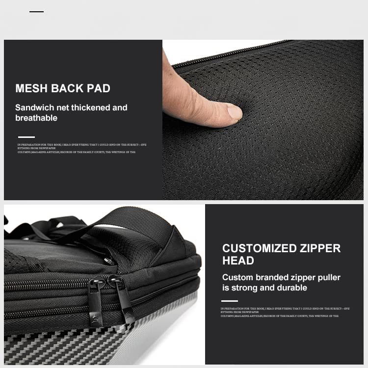 Motorcycle Backpack for Men Waterproof Carbon Fiber Motorbike Helmet Backpack Expandable Rear Seat Bag Moto Travel Luggage (carbon black) - color: Carbon Black