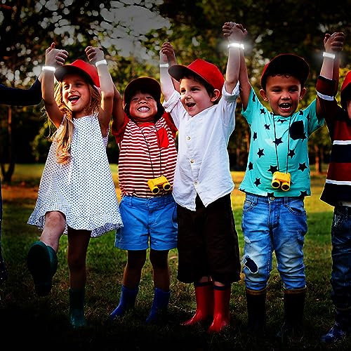 M.best 8pcs LED Light Up Bracelets Glow Flashing Wristbands Glow in The Dark Party Supplies for Wedding, Raves, Concert, Camping,Sporting Events, Party White - color: 8pcs White