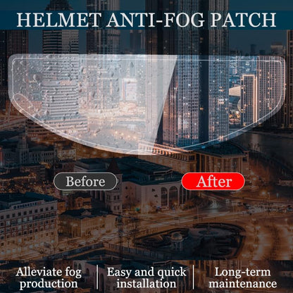4Pcs Helmet Visor Anti-Fog Film & Rainproof Film for Scorpion EXO EXO-AT960 AT960 Carbon 2023-2025, Clear Anti Fog Insert for Helmets Prevents Fogging and Water Drops Clear View,B - size: B