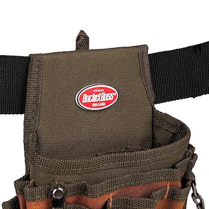 Bucket Boss - Tool Pouch with FlapFit, Pouches - Original Series (54140) , Brown