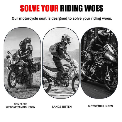 Motorcycle Seat Cushion for Yamaha XT 1200 Z Super Tenere XT1200Z XT1200ZE, Gel Seat Pad with Breathable Cover, Long Distance Riding Comfort Vibration Reduction