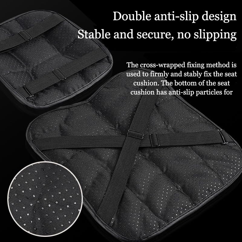 Motorcycle Seat Cushion for Yamaha TTR250/TW 200/TW200/TW200E/TZR 50/TZR Race Replica/TZR50, Gel Comfort Seat Cover with Breathable Pressure Relief Anti-Slip Shock Absorption Saddle Pads