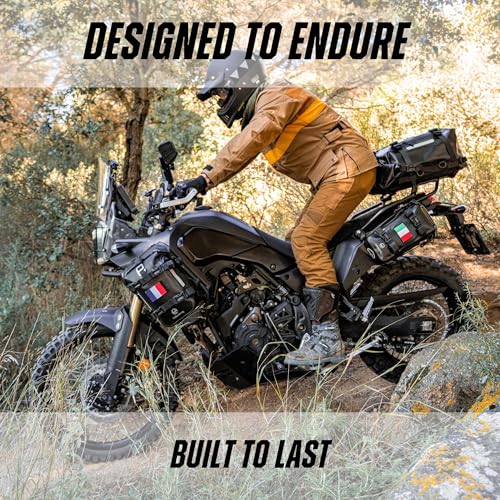 Odinsberg 3.5L Waterproof Motorcycle Tail Bag - Motorcycle Crash Bar Bags Dry Bag Dirt Bike Gear Bag On Fender Sissy Bar Rear Rack Seat Saddle Possibles Pouch Storage Soft Luggage - size: 3.5L