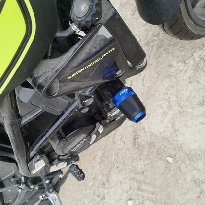 MOWOK For YAMAHA R7 YZFR7 YZF-R7 2021 2022 2023 2024 2025 2026 Frame Slider Motorcycle Accessories Crash Protector Falling Protection Engine Crash Pad (Blue) - size: Blue