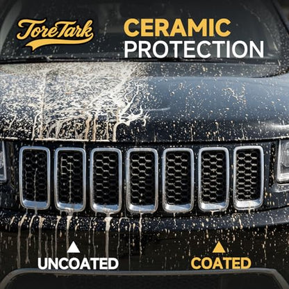 Waterless Car Wash Spray, High-lubricity Ingredients Safe Formula, 3-in-1 Ceramic Protective Coating, Motorcycle Cleaner, Car Cleaning Spray for Detailing, Spray and Wash for SUV, Truck, RV 2 Pack - size: 16 Fl Oz (Pack of 2)