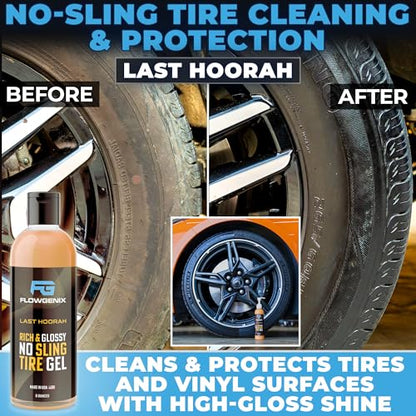 Grand Slam 3-Pack - Includes Tire Shine Gel (8oz), Car Scratch Remover (4oz), Water-Repellent Vinyl and Car Leather Protector (8oz), 2 Microfiber Towels - color: Grand Slam