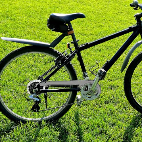 VOSAREA Bicycle Chain Cover Shell Replacement Mountain Bike Plastic Bike Chain Cover Metal Easy to Install Sturdy Guard Protector