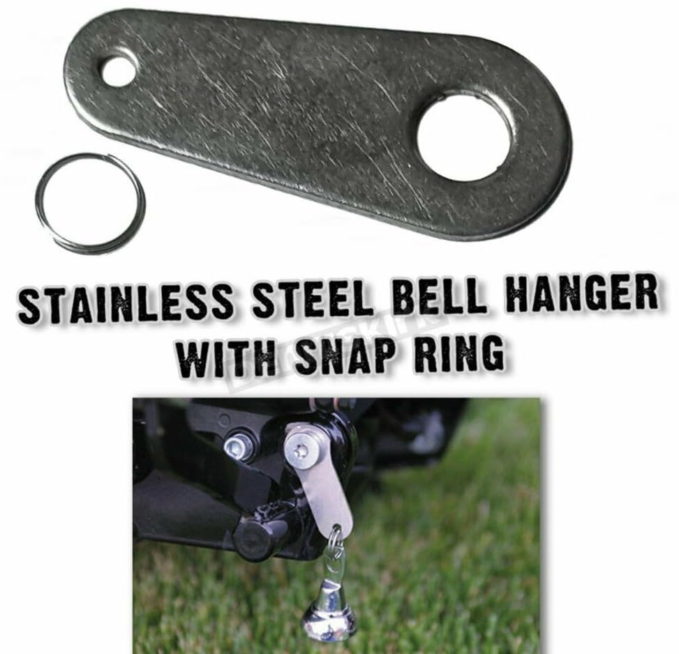KMA Est. 2005 THE RIDE BELL Pot Leaf Gold w/FREE HANGER Biker Good Luck Motorcycle Charm Original Keychain