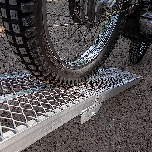 Yutrax Single Folding XL Aluminum Truck, UTV/ATV, Motorcycle Loading Arch Ramp, 750lb Capacity - size: 89-Inch Folding, 750lb. Load Capacity