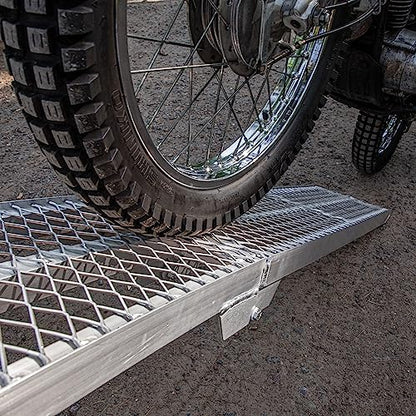 Yutrax Single Folding XL Aluminum Truck, UTV/ATV, Motorcycle Loading Arch Ramp, 750lb Capacity - size: 89-Inch Folding, 750lb. Load Capacity
