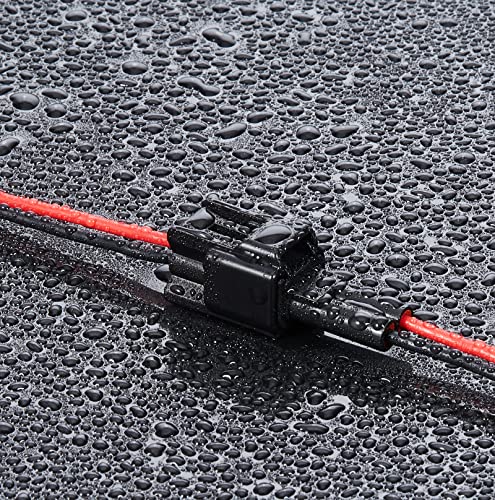 2 Pin Waterproof Connectors,16AWG Waterproof Electrical Car Auto Wire Connector,Male Female Quick Disconnect for Car Truck Motorcycle Marine Boat(5Pack) - size: 2pin way