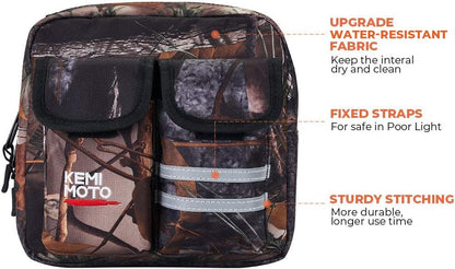 KEMIMOTO ATV Tank Bag Water-resistant Cooler All Terrain Vehicles Accessories Motorcycle Saddle Bag Compatible with Most ATVs and Snowmobiles Bicycles, Camo - color: Camo