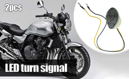 2 Pcs Motorcycle Led Flush Mount Front Turn Signal Light Replacement for Honda CBR600RR CBR1000RR 2004 2005 2006 2007 CBR 600 F4 F4i CBR900 CBR919