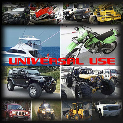 2 Pods LED Rock Lights, Ampper Waterproof LED Neon Underglow Light for Car Truck ATV UTV SUV Offroad Boat Underbody Glow Trail Rig Lamp (Yellow) - color: Yellow, size: 2 Pods