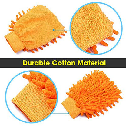 7pcs Bicycle Bike Cleaning Tools Set, Bike Clean Brush Kit Suitable for Mountain, Road, City, Hybrid, BMX and Folding Bike