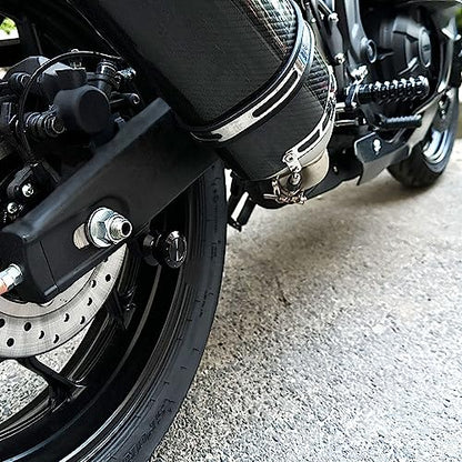 M10 Swing Arm Spools Sliders Compatible with Ninja 650R EX650 ER-6F/N,Ninja 250,Ninja 400R ER-4N,ZX-12R,Vulcan Cafe/S,Z250/300,EX650R,Universal Motorcycle Swing Arm Bobbins - color: Black, size: M10X1.25