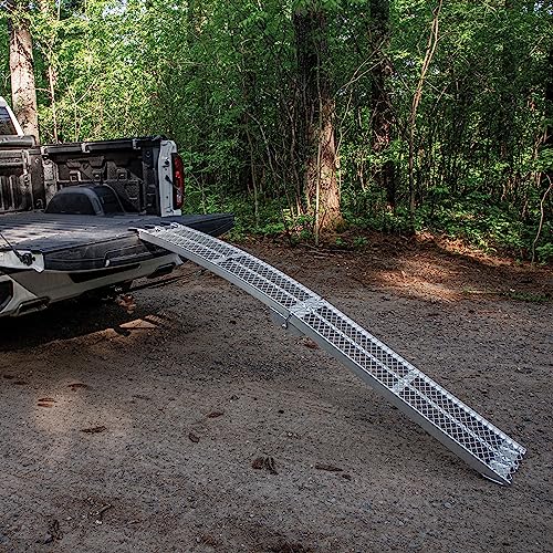 Yutrax Single Folding XL Aluminum Truck, UTV/ATV, Motorcycle Loading Arch Ramp, 750lb Capacity - size: 89-Inch Folding, 750lb. Load Capacity