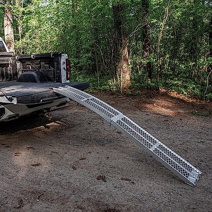 Yutrax Single Folding XL Aluminum Truck, UTV/ATV, Motorcycle Loading Arch Ramp, 750lb Capacity - size: 89-Inch Folding, 750lb. Load Capacity