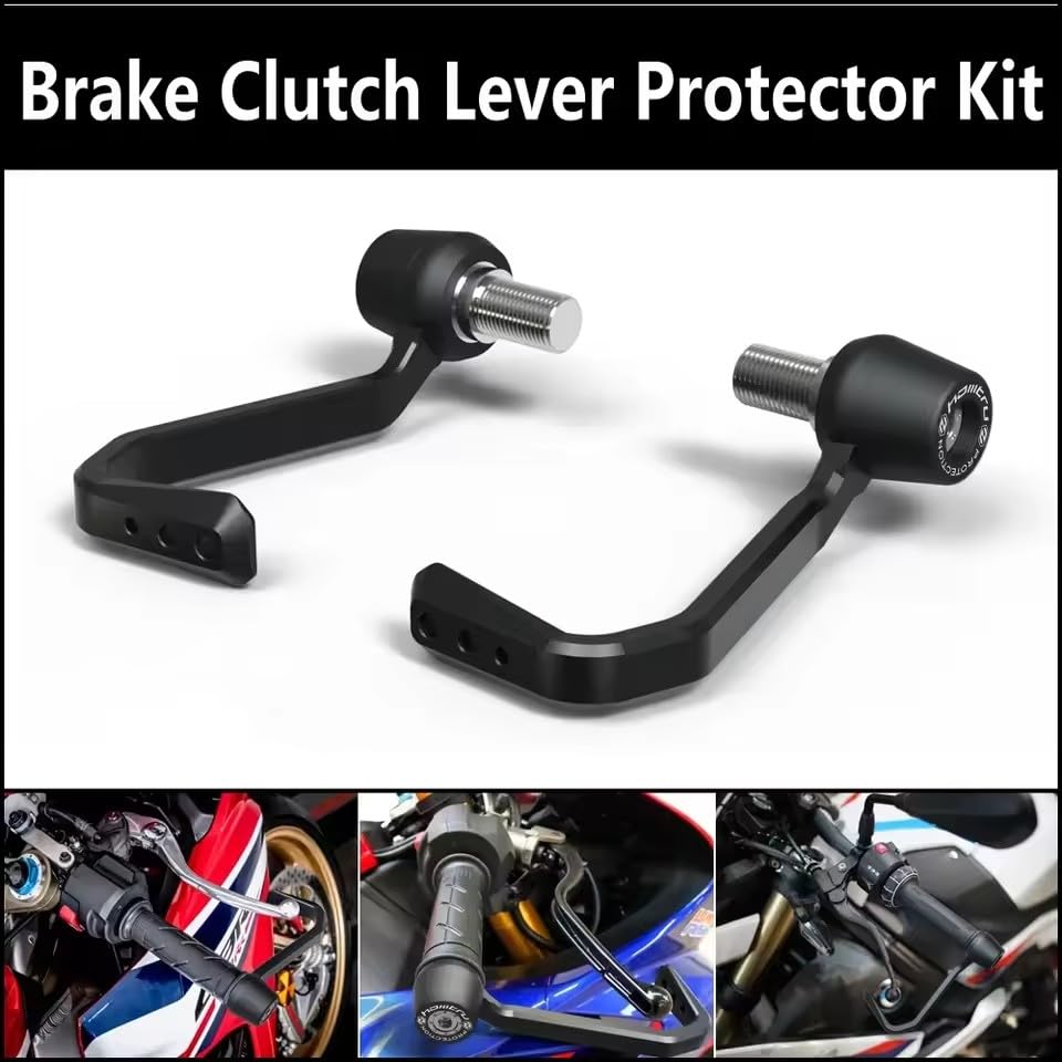 Motorcycle Handlebar Grips Guard Brake Clutch Levers Protector for Ducati Panigale V2 2020-2026 (Race) - color: Race