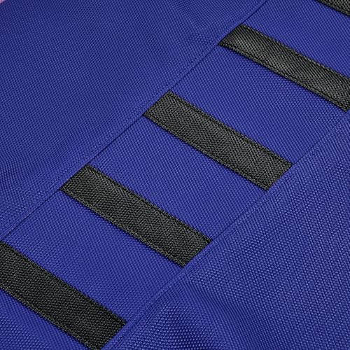 Electric Dirt Bike Seat Cover for Tutti Soleil 01,Black Stripe Non-Slip Motorcycle Cushion Cover for Tuttio Soleil01-Blue - color: Blue