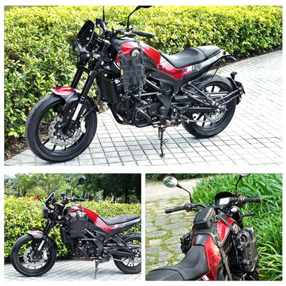 Motorcycle Tank Left and Right Auxiliary Mounting Pendant - Motorcycle Accessories Increase Storage Space, Suitable for Motor Fuel Tank Bag Motor Crash Bar bag - style: Left/Right Expansion