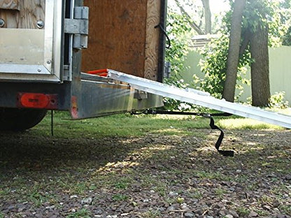 Aluminum Ramps 6 ft. USA - Motorcycles on to Trailers - 444 MCDR Ramp - size: 6ft x 44in - 1,500lb cap.