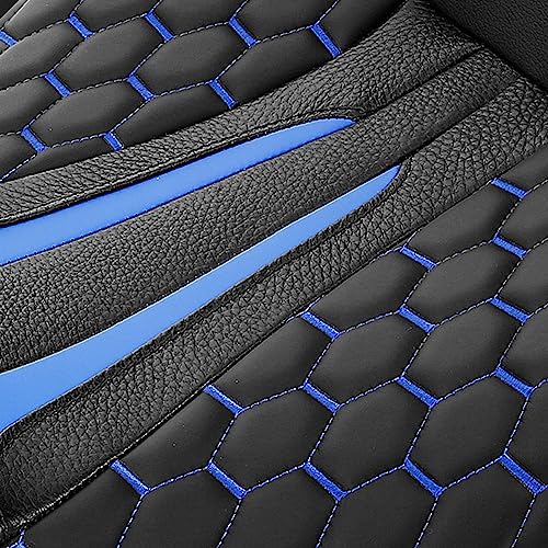 C.C. RIDER Gel 2 Up Rider Driver&Passenger Seat Fit for Harley Touring Road King Street Glide Electra Glide Tri 2009-2023 - color: Black Blue Gel Seat