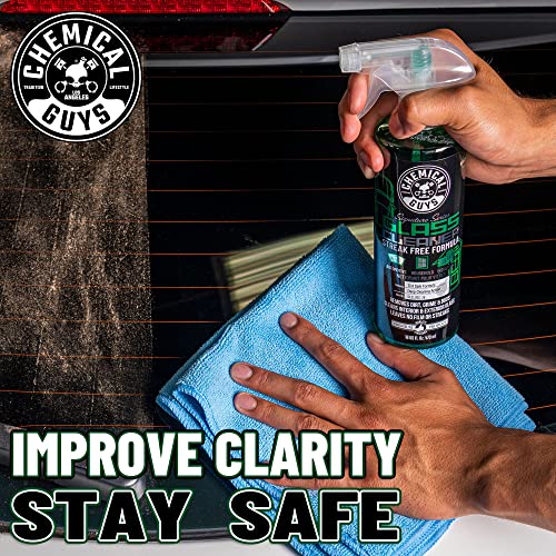 Chemical Guys Glass Cleaner Signature Series - Ammonia-Free Window and Mirror Spray for Cars, Trucks, SUVs, and RVs - Safe for Tinted Glass, Windshields, Household Windows & Interior Surfaces - 16 oz - style: 16 oz