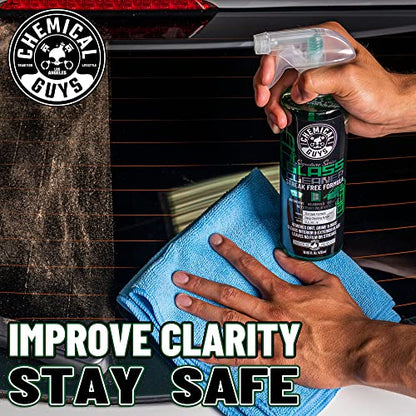 Chemical Guys Glass Cleaner Signature Series - Ammonia-Free Window and Mirror Spray for Cars, Trucks, SUVs, and RVs - Safe for Tinted Glass, Windshields, Household Windows & Interior Surfaces - 16 oz - style: 16 oz