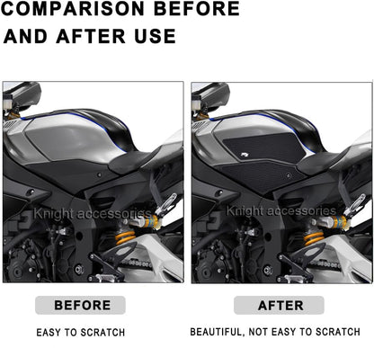 Motorcycle For YZF R1 M YZF-R1M Side Fuel Tank pad Tank Pads Protector Stickers Decal Gas Knee Grip Traction YZF R1M Tank pad