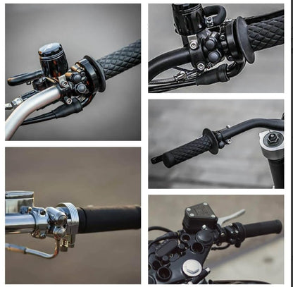 2 Buttons CNC Hand Control Momentary Switch Micro Switch, for 7/8 Inch 22mm Bars Handlebar Bobber Cafe Racer Chopper Universal (Chrome) - size: 7/8 Inch Chrome