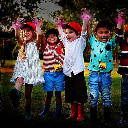 M.best 8pcs LED Light Up Bracelets Glow Flashing Wristbands Glow in The Dark Party Supplies for Wedding, Raves, Concert, Camping,Sporting Events, Party Pink - color: 8pcs Pink