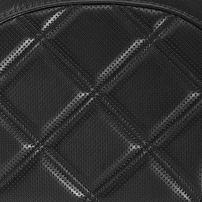 SLMOTO Motorcycle Rider Backrest Pad Driver Sissy Bar Pad For Harley Touring CVO Road King Street Glide Road Glide Electra Glide 2009-2023 Black Black - color: Rider Backrest Style B Black
