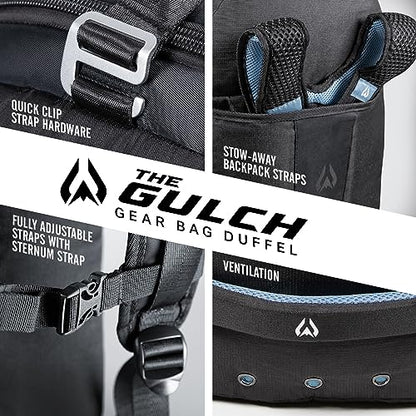 Wildhorn Gulch 70L MTB Duffle Bag for Travel - Lightweight & Durable Gym Bag for Women & Men. Ideal for Biking, Motorcycle, and Sports